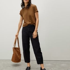 Everlane The Fatigue Barrel Pant Black